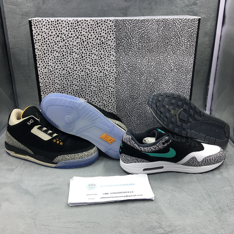 Authentic Air Jordan 3 x air max 87 pack “Atmos”